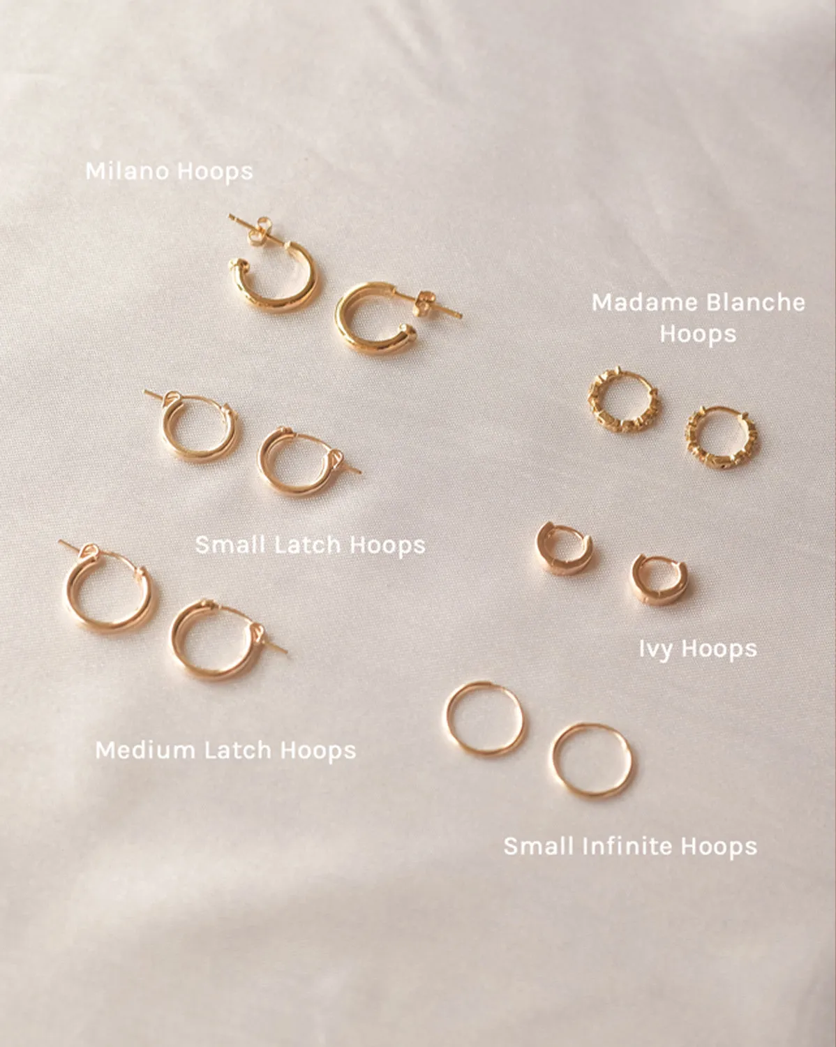 Gold Ivy Huggie Hoops