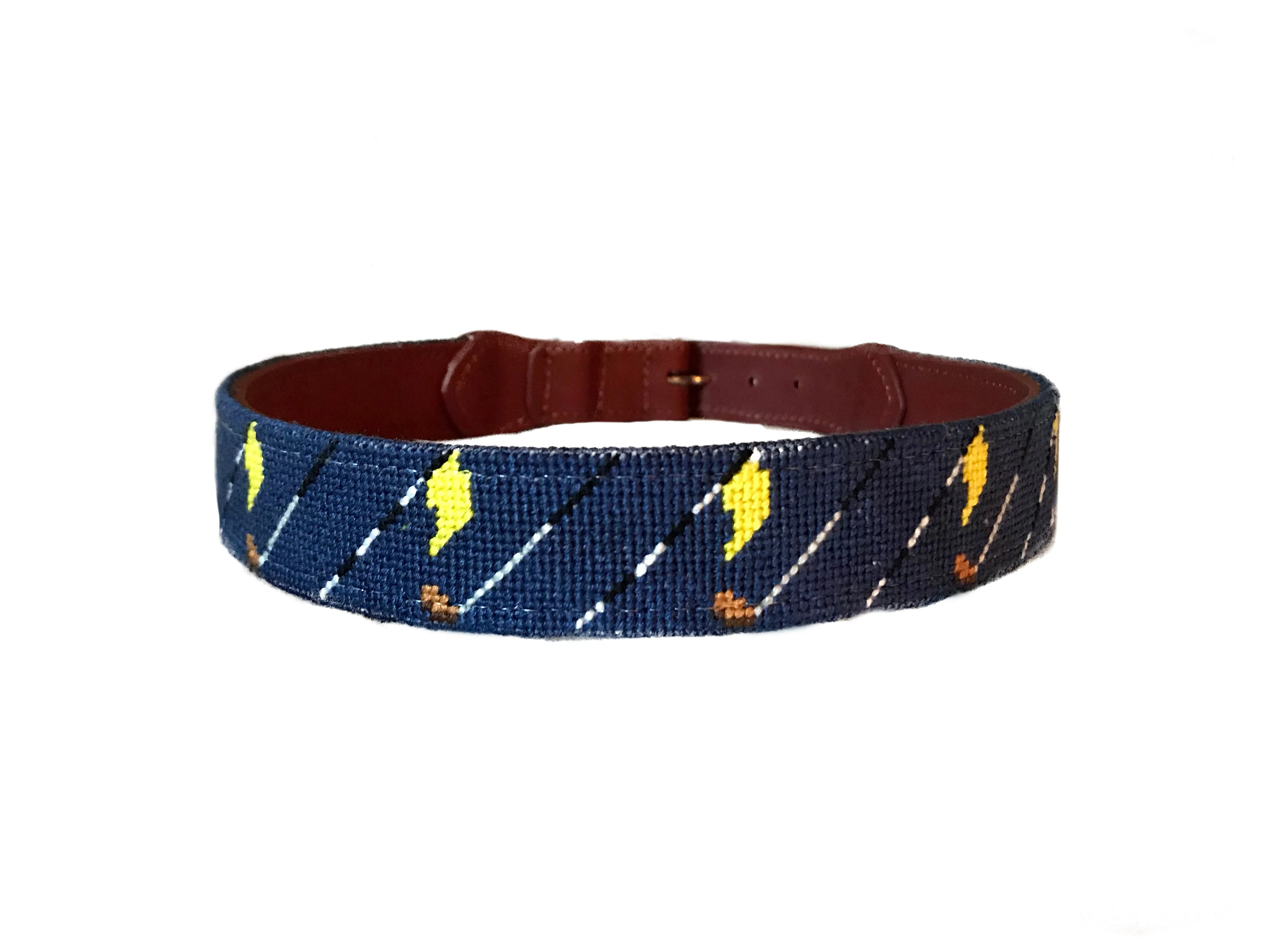 GOLF CLUB NEEDLEPOINT DOG COLLAR™