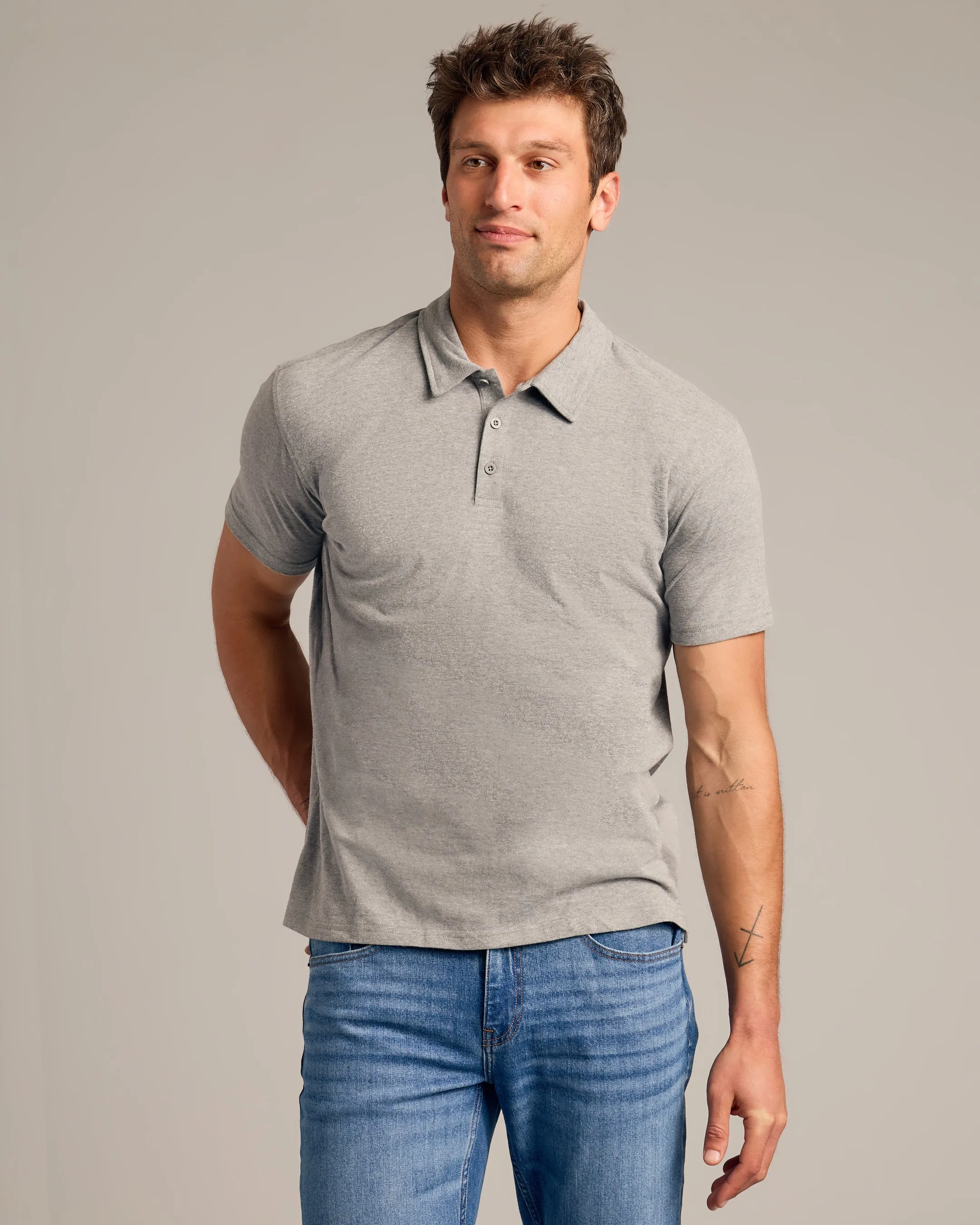 Green Neutral Classic Polo 6-Pack