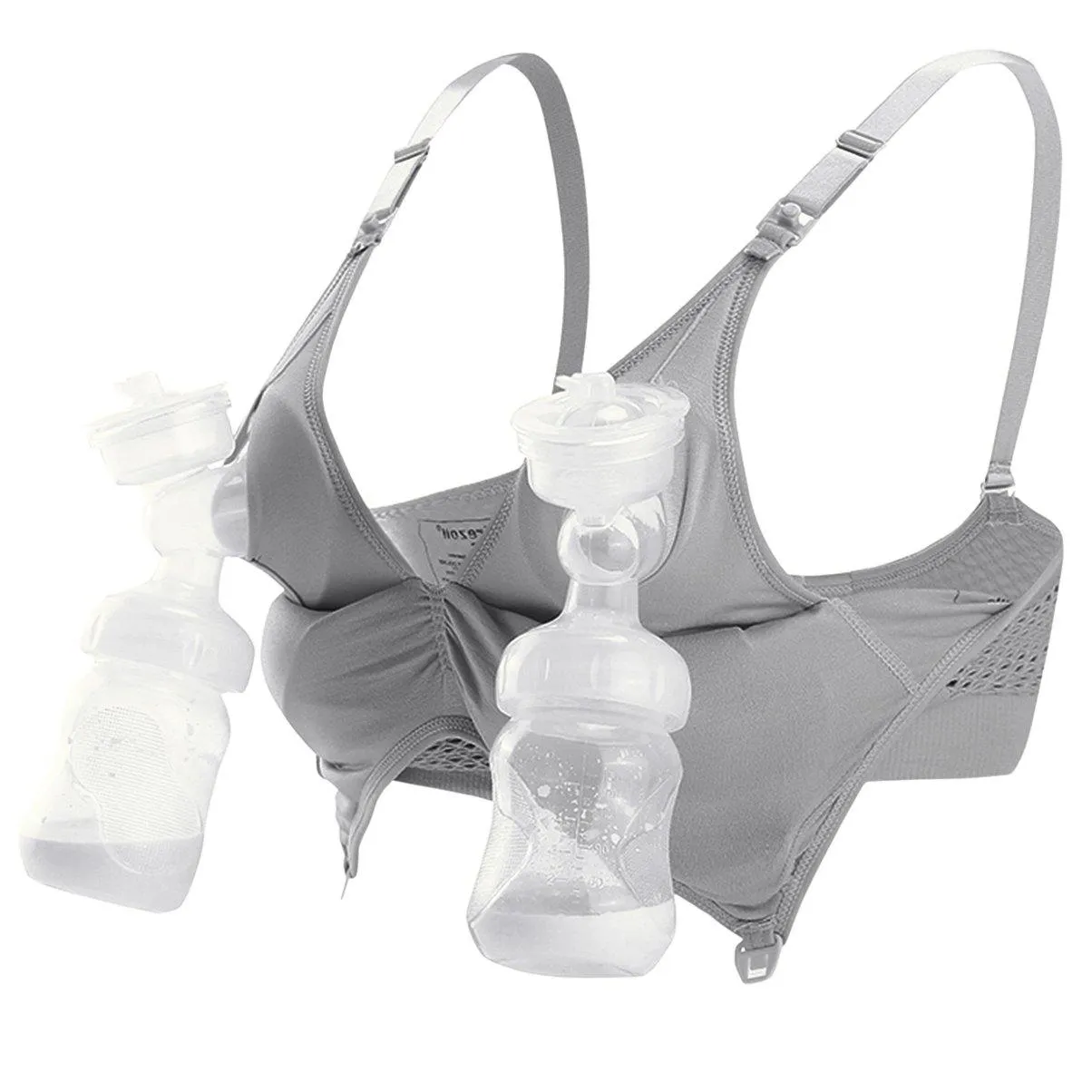 iloveSIA 2 in 1 Nursing & Pumping Bra All in One Hands Free Pump Nurse Bra
