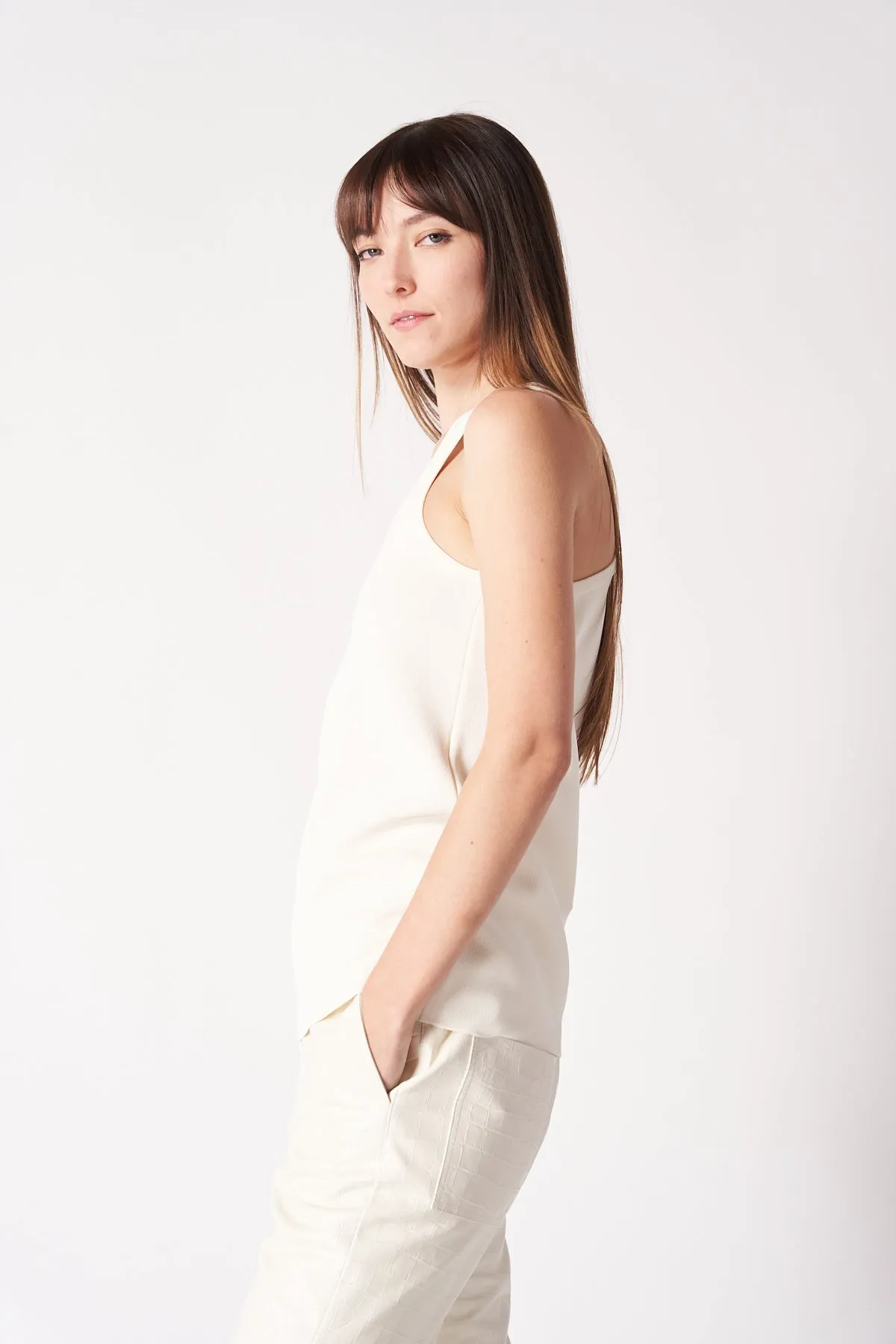 JIL SANDER | 3D MONOGRAM TANK TOP