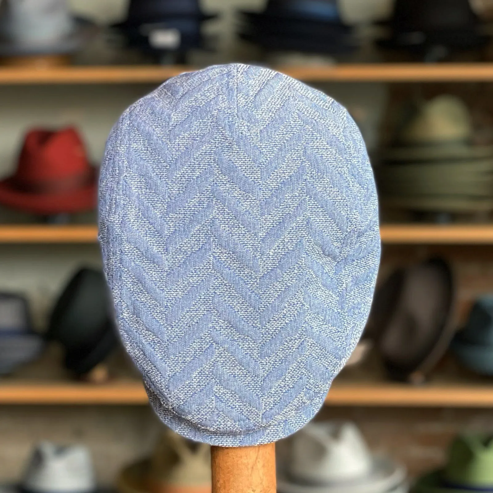 Jumbo Herringbone Driving Cap