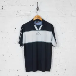 Kappa Juventus Training Football Polo Shirt - Black - L