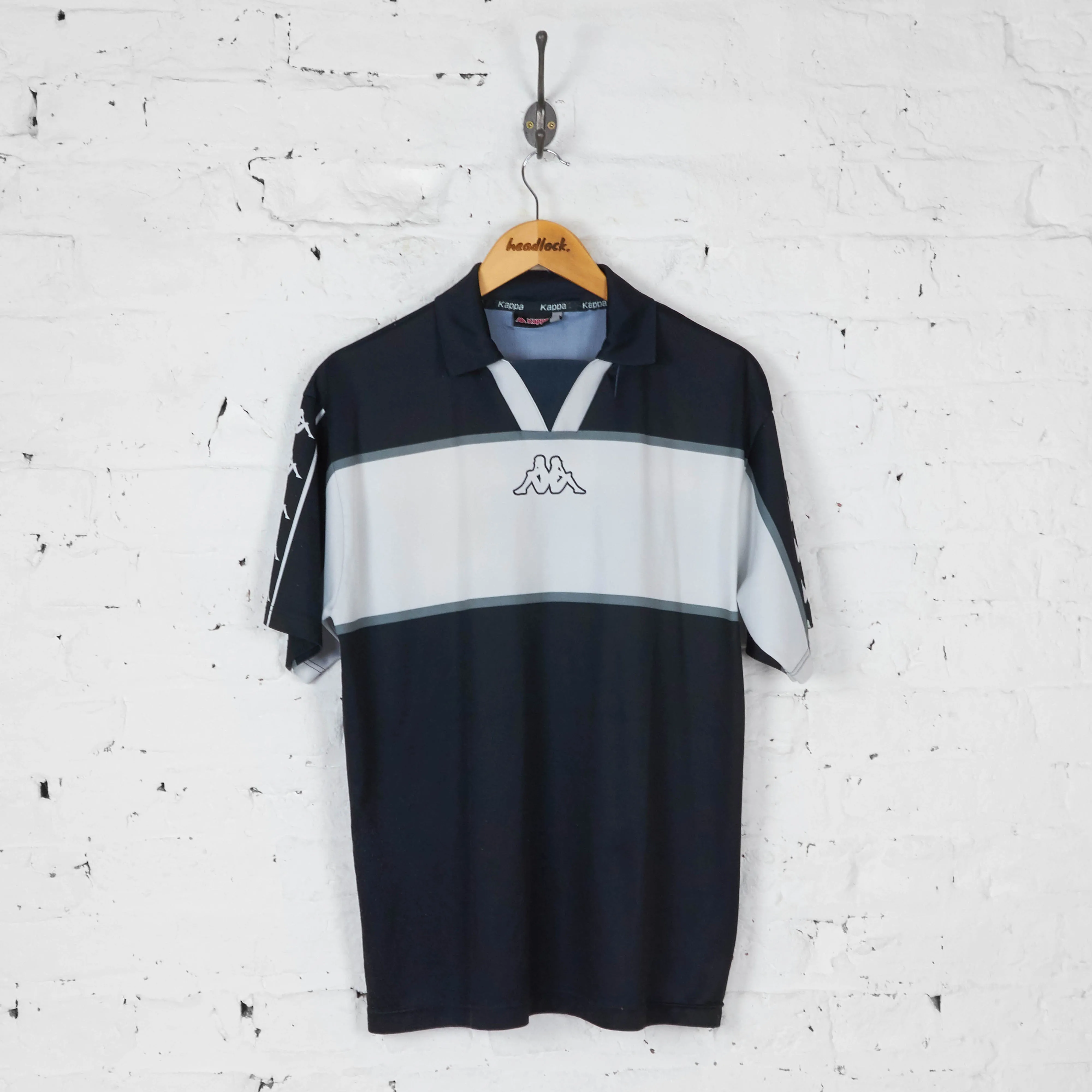 Kappa Juventus Training Football Polo Shirt - Black - L