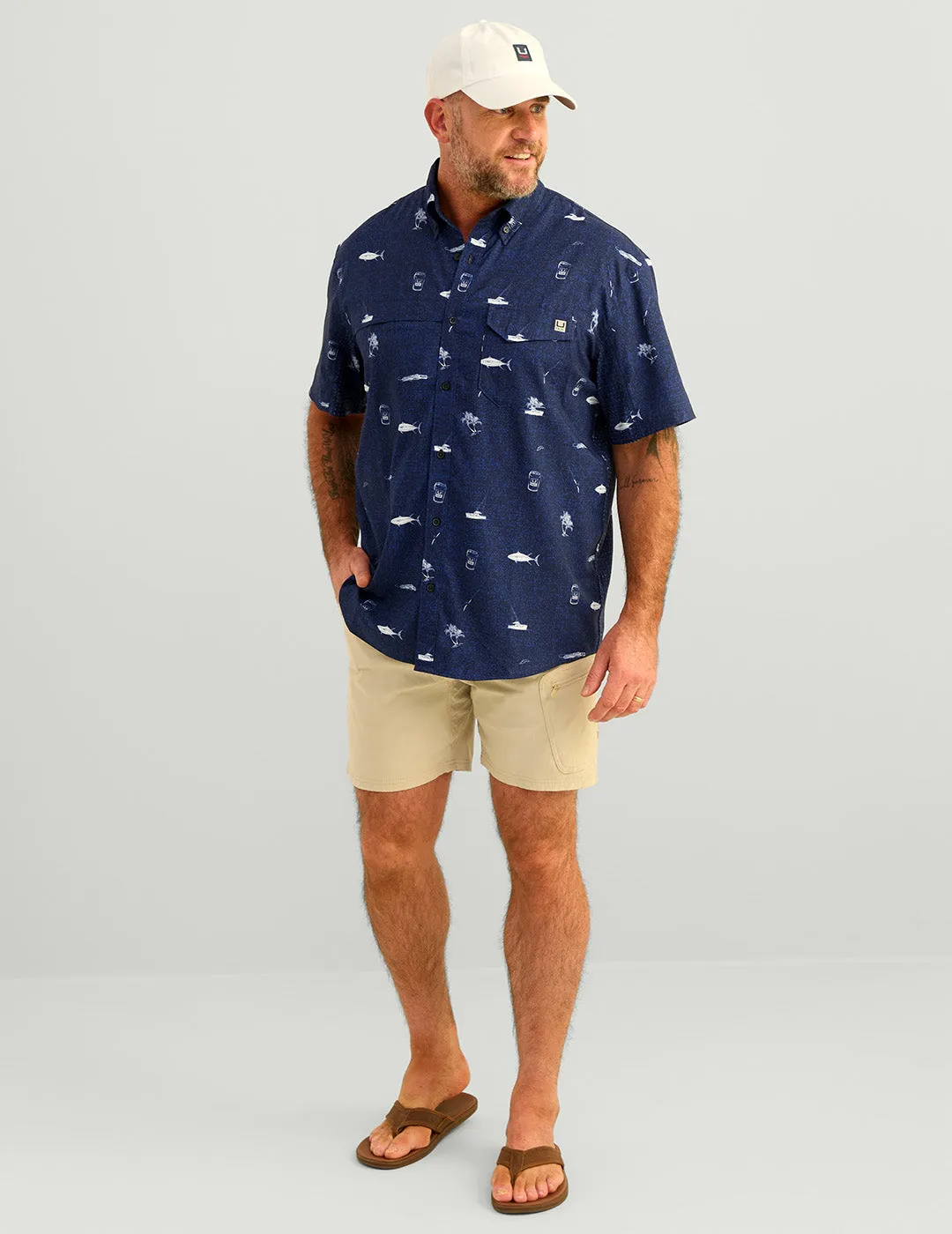 KC Tide Point Short Sleeve Button-Down