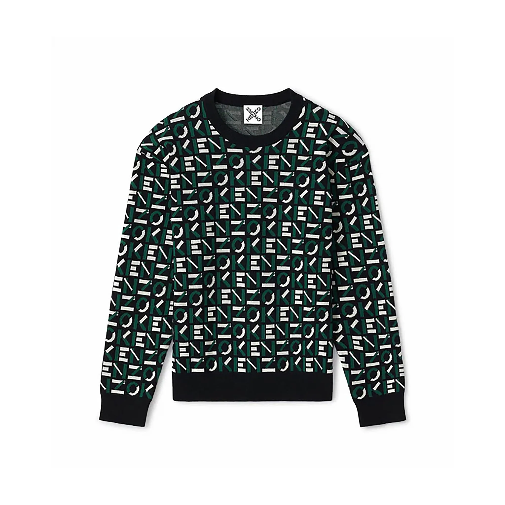 Kenzo Men's Jacquard Monogram Jumper Sweater
