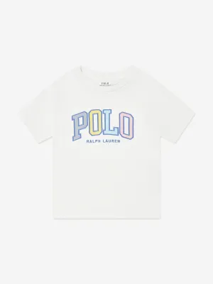 Kids Polo T-Shirt in White