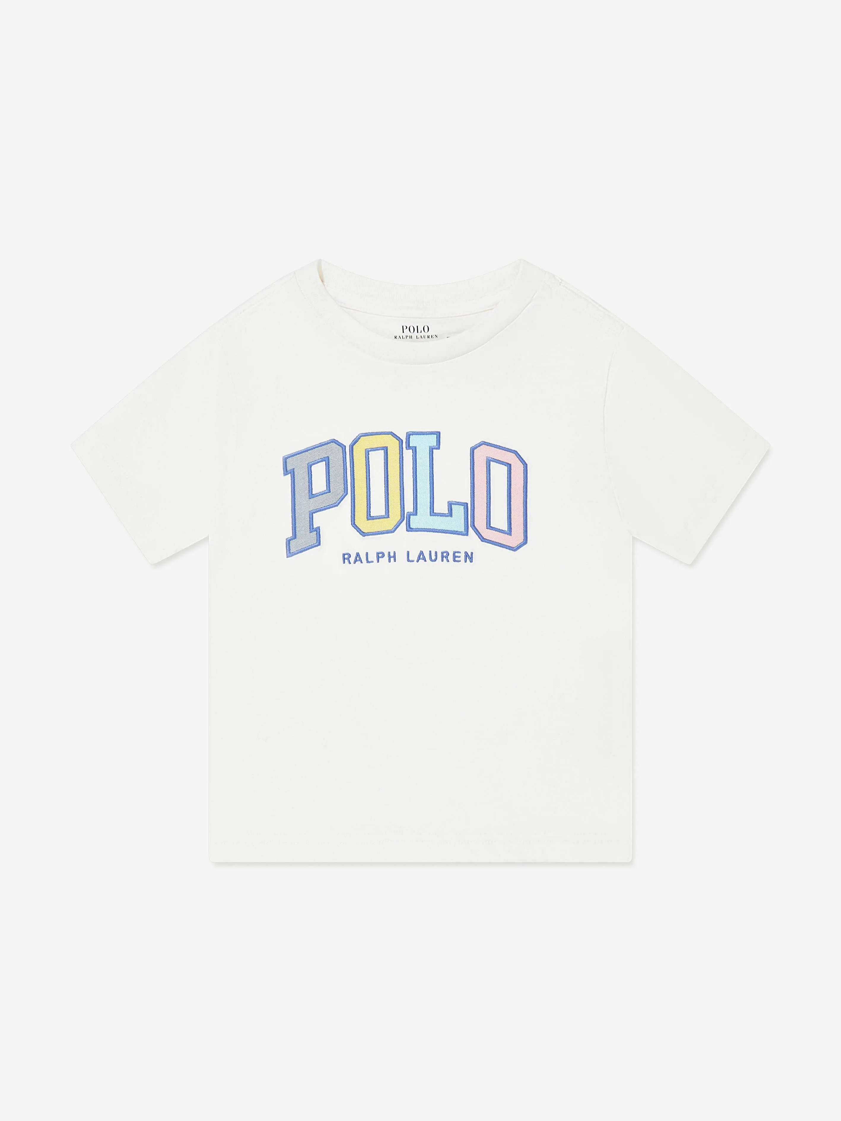 Kids Polo T-Shirt in White
