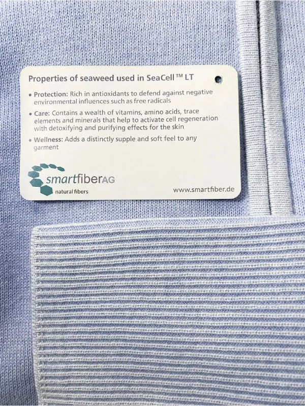 Knitted LUNA Organic Cotton 1/4-Zip Sustainable Source Sweater
