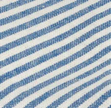 Lake Blue Stripe Bow Tie Collar