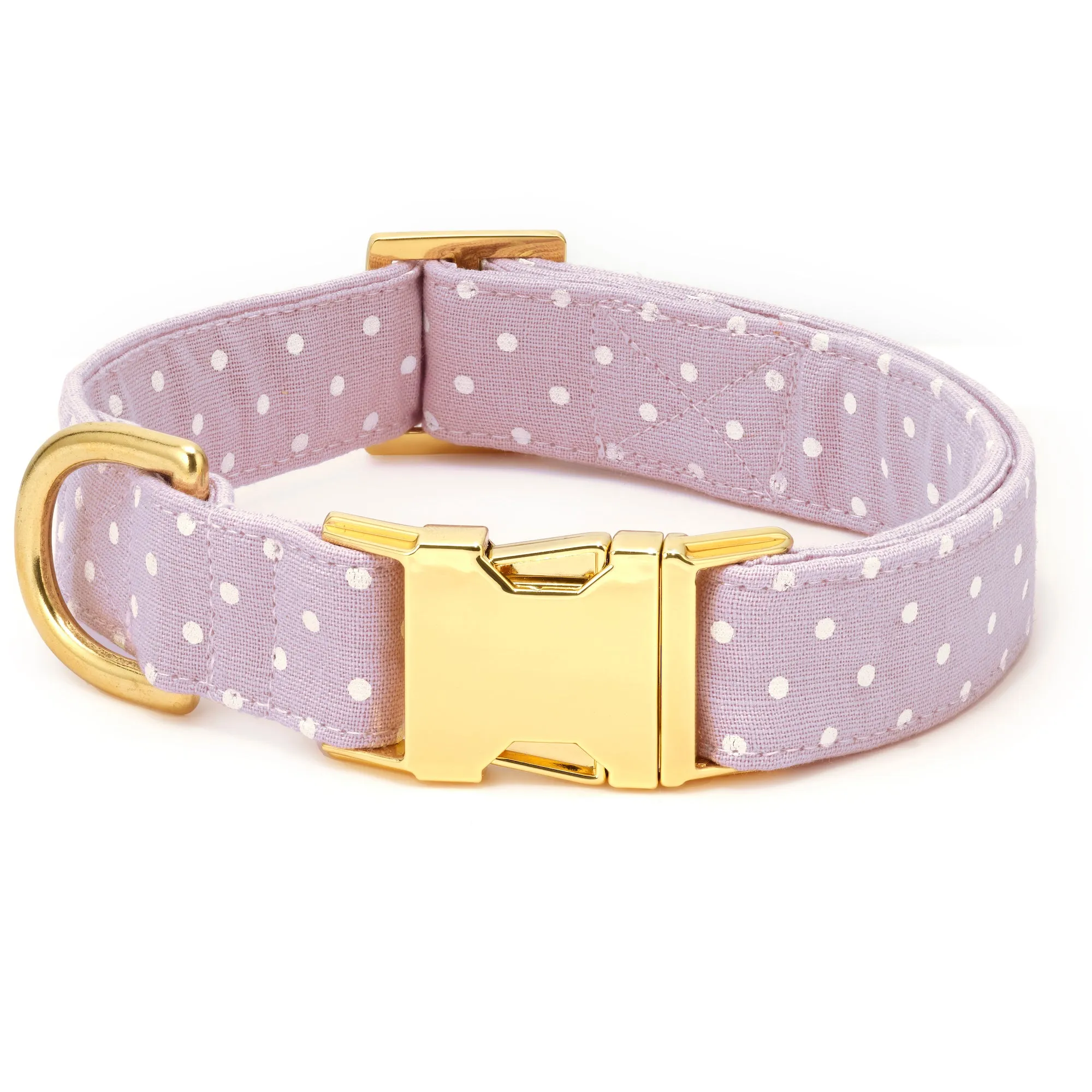 Lavender Dots Bow Tie Collar
