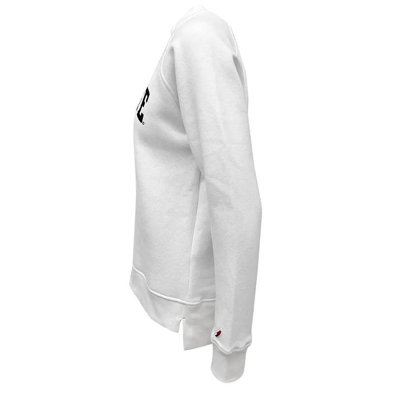 League Ladies Embroidered Penn State Crew Sweatshirt
