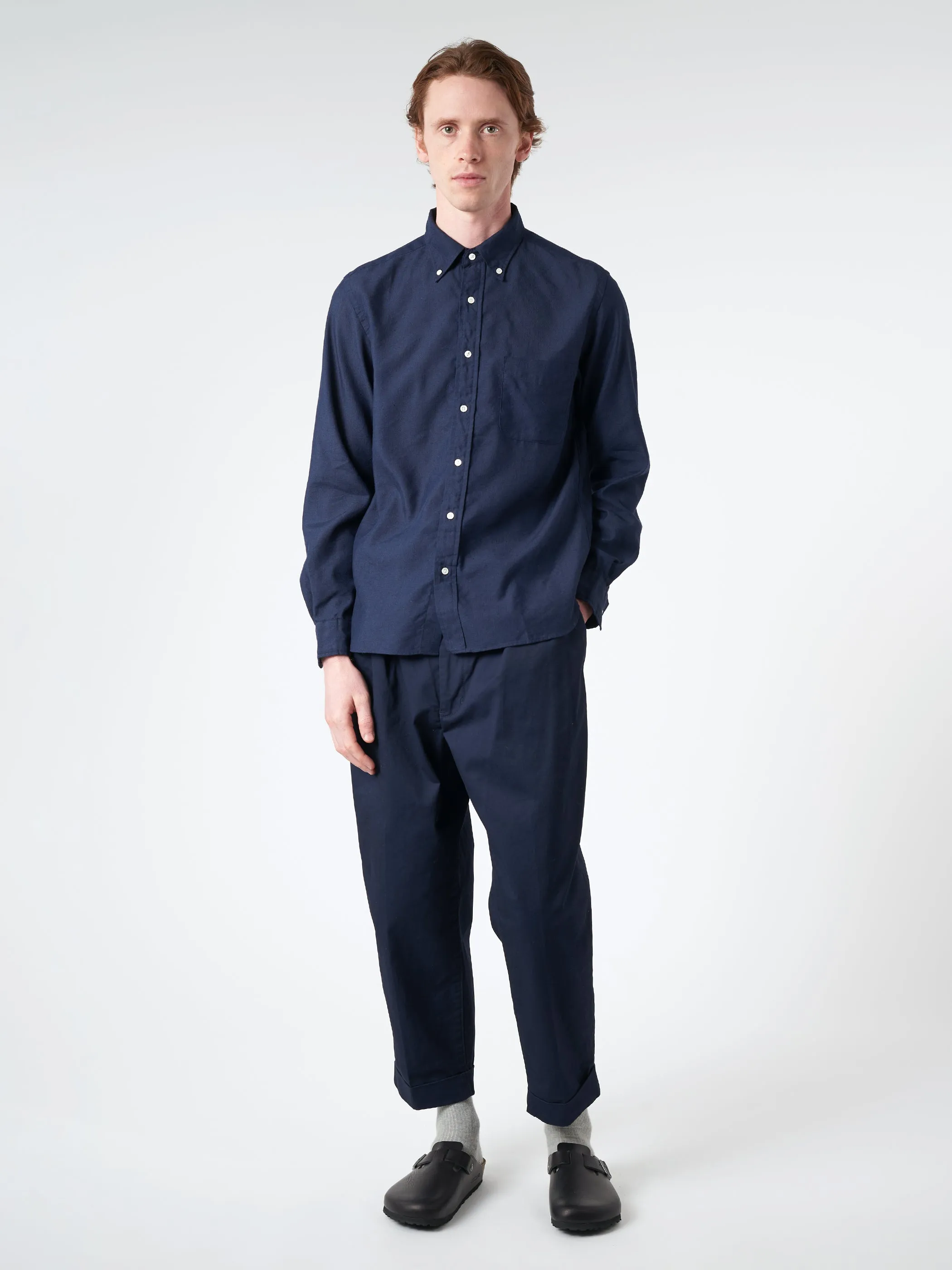 Linen Coolmax Button-Down Shirt