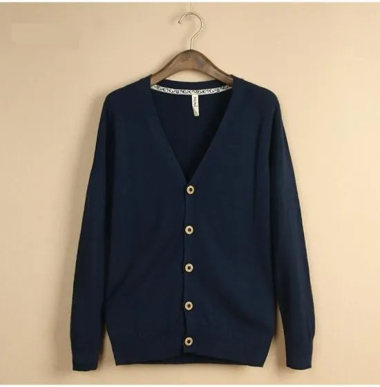 Men's Cardigan V-Neck
