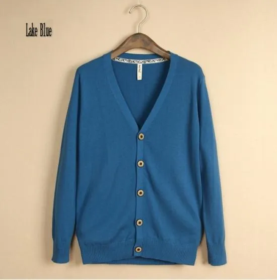 Men's Cardigan V-Neck