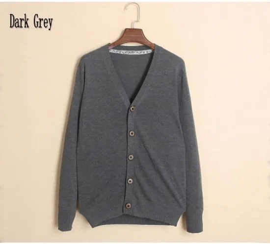 Men's Cardigan V-Neck