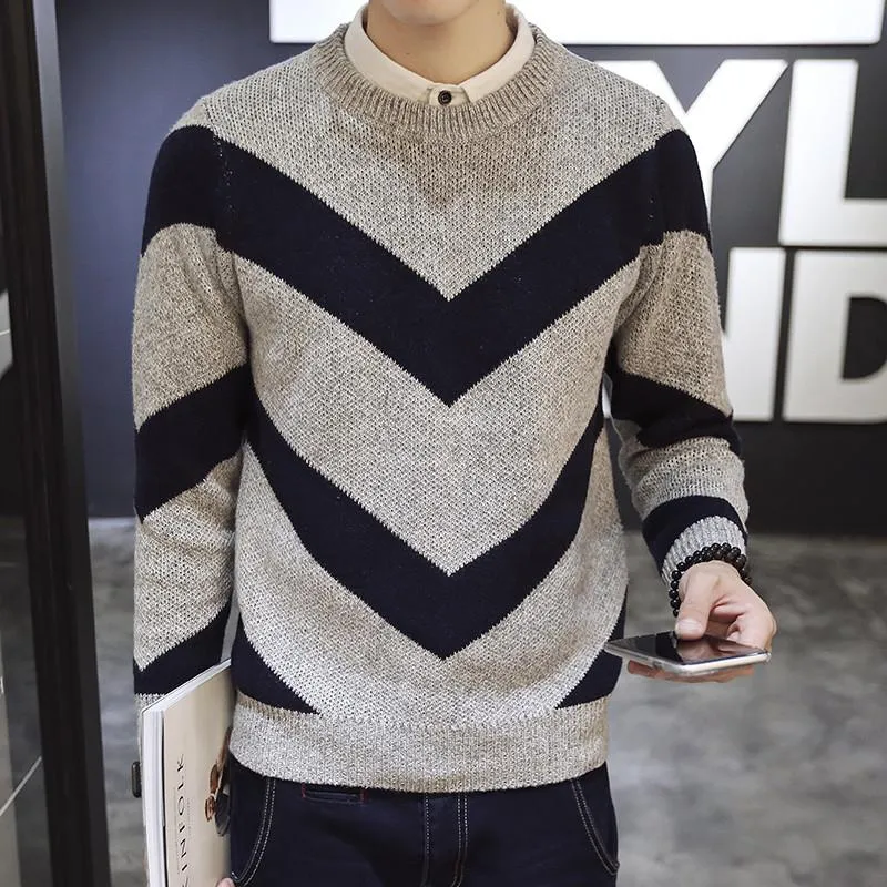 Men's Fashion Design Thick Pullover