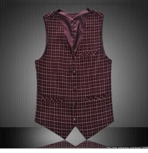 Men's Luxury Striped Vest