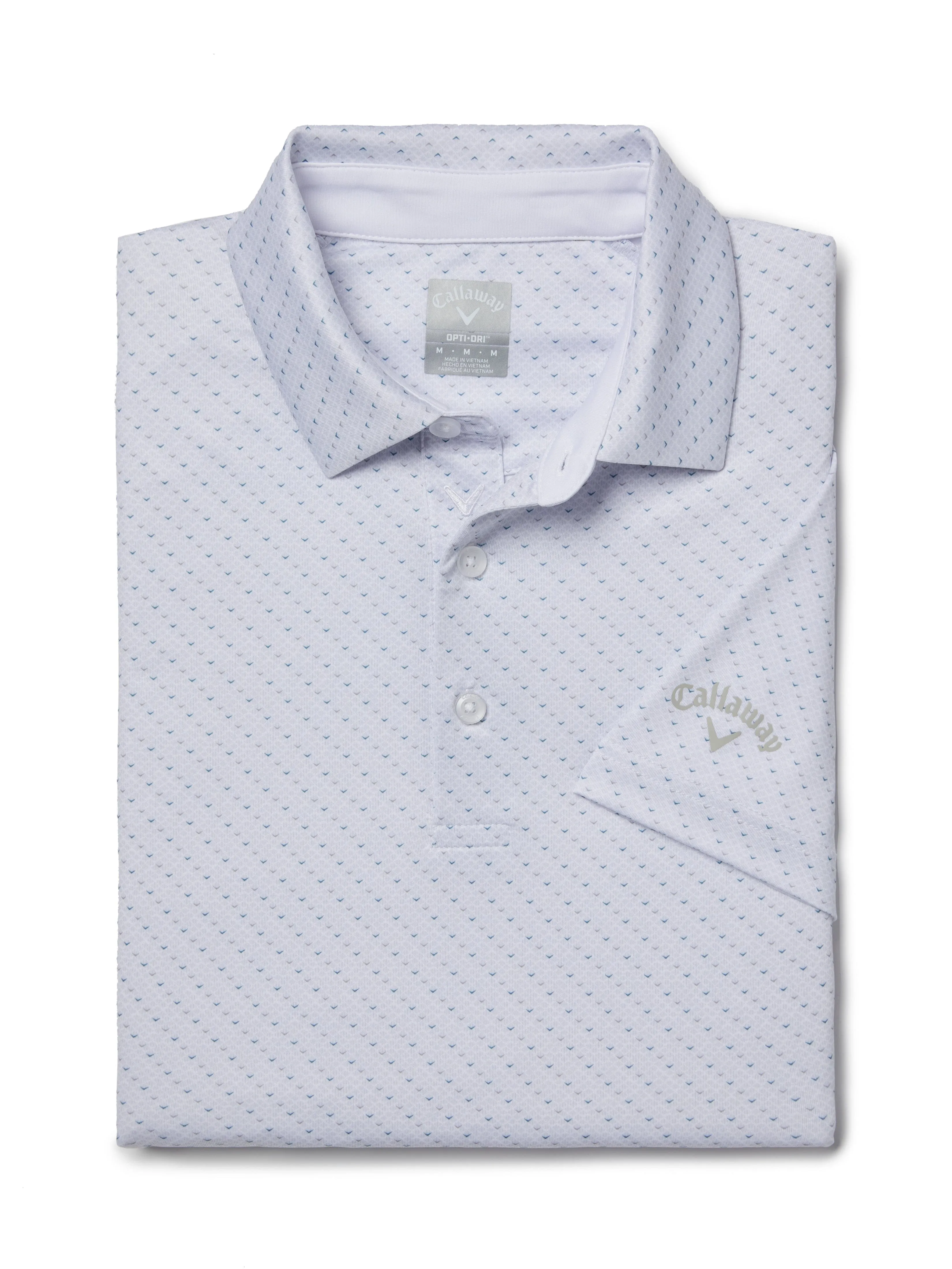 Mens Swing Tech™ Allover Chevron Golf Polo Shirt