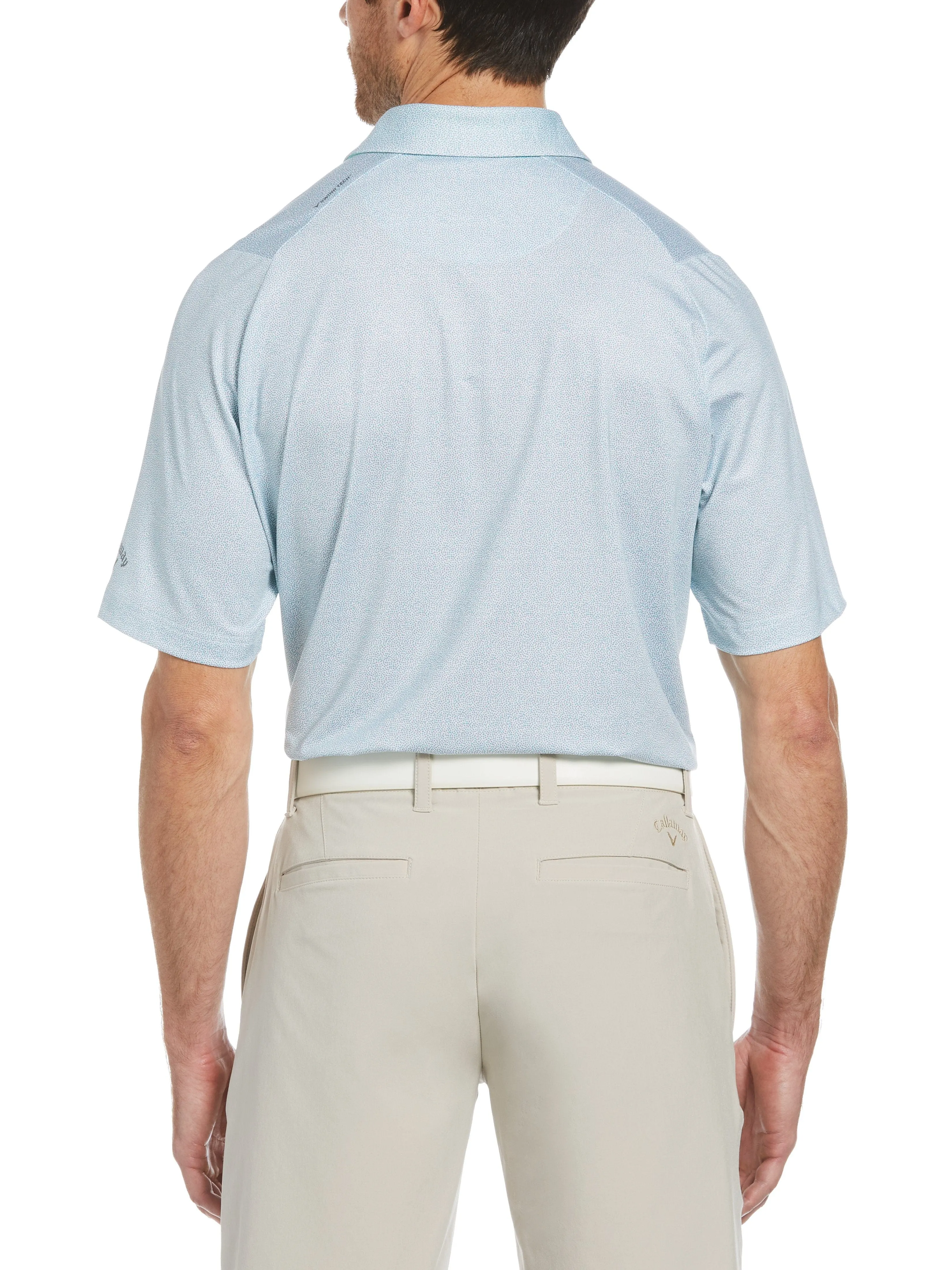 Mens Swing Tech™ Allover Geo Print Polo