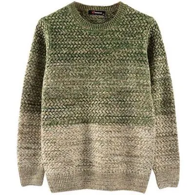 Men's Thick O-Neck Pullover