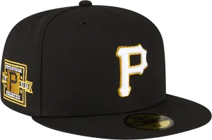 NEW ERA PITTSBURGH PIRATES METALLIC LOGO 1960 SIDE PATCH 59FIFTY FITTED