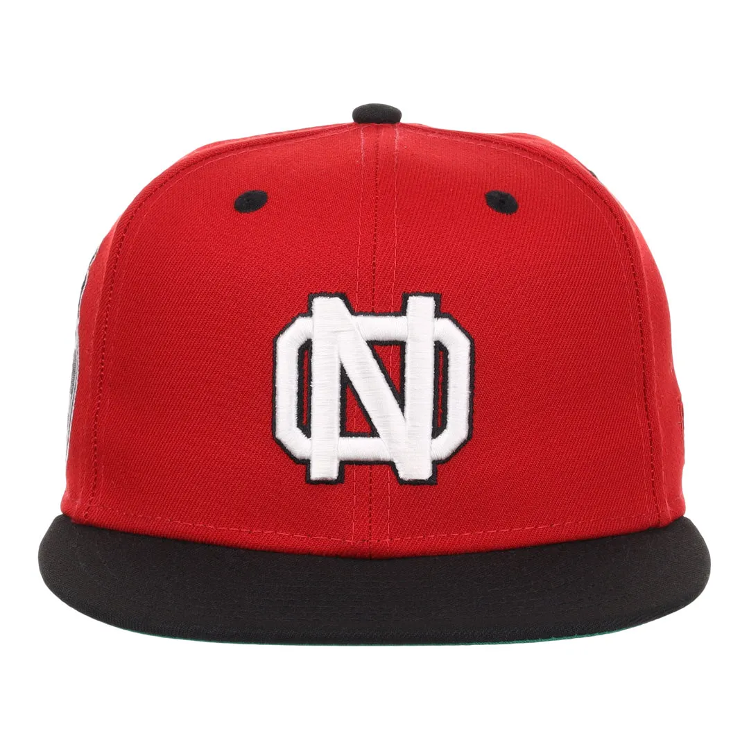 New Orleans Black Pelicans NLB Flip Fitted Ballcap