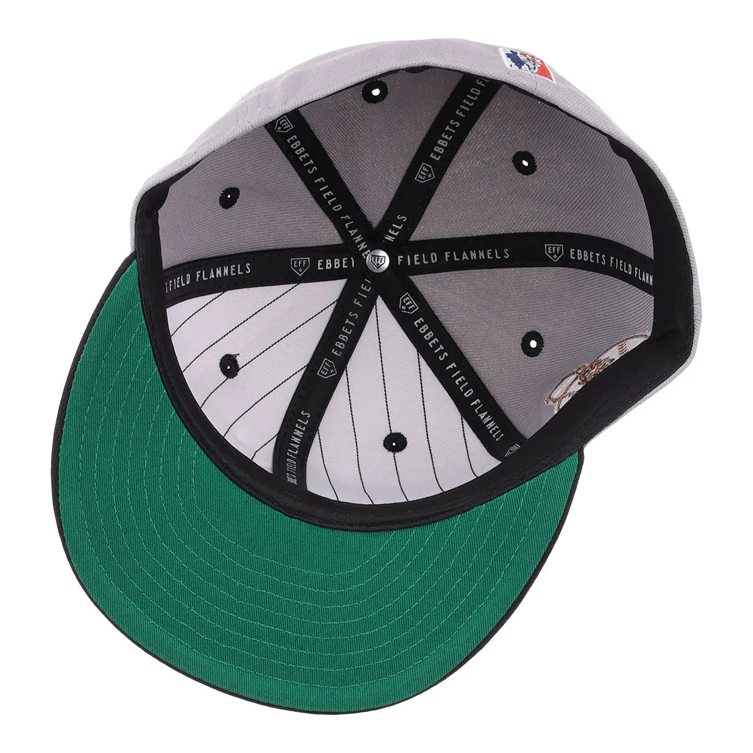 New York Black Yankees NLB Flip Fitted Ballcap - Gray