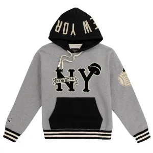 New York Black Yankees Vintage Inspired NLB Colorblock Hoodie