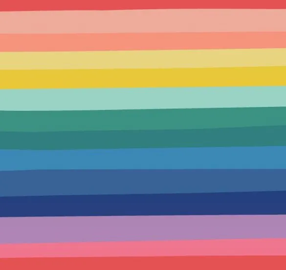 Over the Rainbow Dog Bow Tie