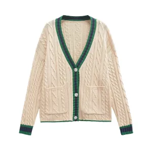 Paige Cable Knit Cardigan