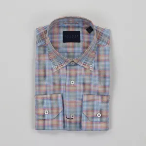 Peached Twill Button Down in Rose