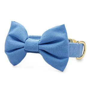 Periwinkle Bow Tie Collar