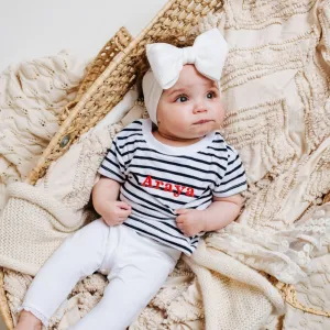 Personalised Stripe Tshirt
