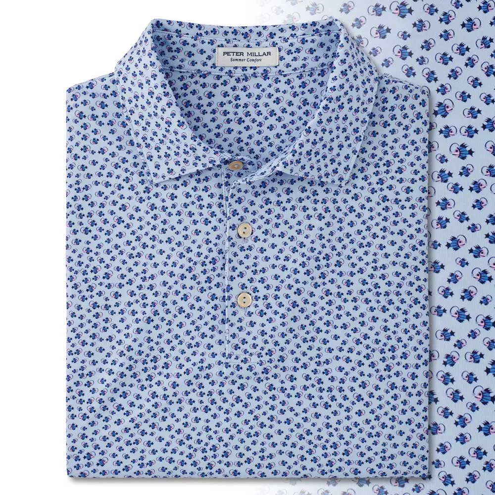 Peter Millar Angry Anglers Performance Jersey Polo