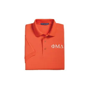 Phi Mu Delta Cotton Pique Polo