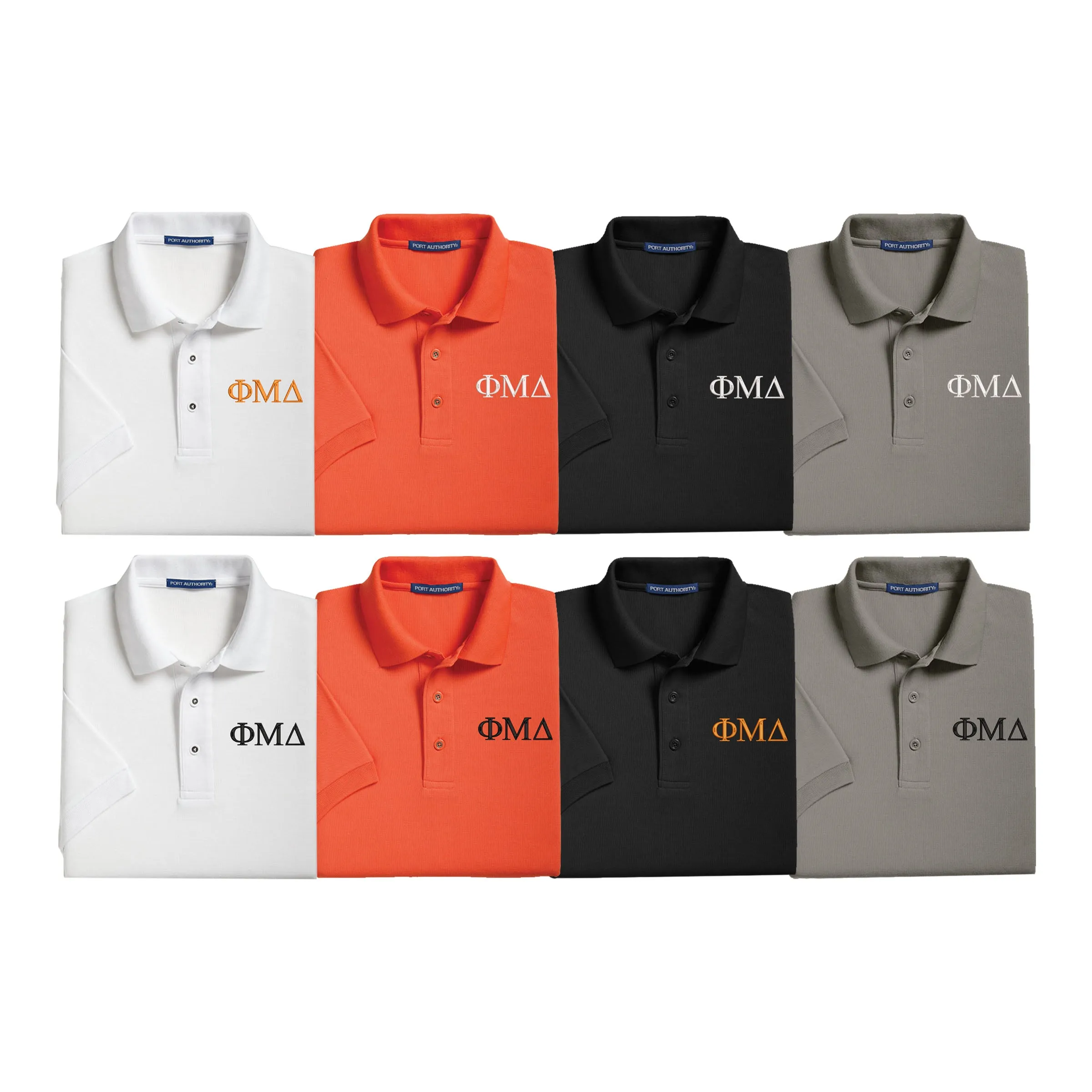 Phi Mu Delta Cotton Pique Polo