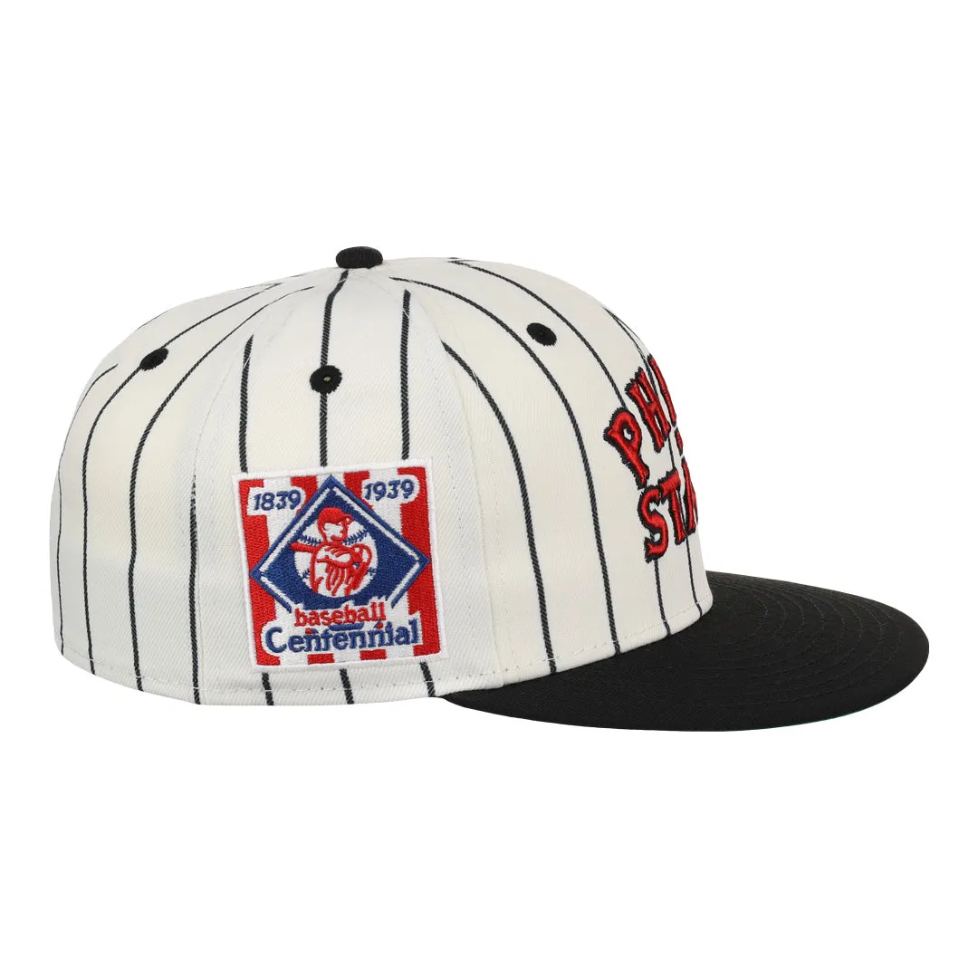 Philadelphia Stars NLB Pinstripe Fitted Ballcap