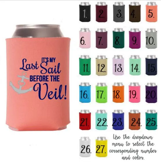 Pineapple Monogrammed Can Cooler