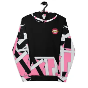 Pink Geometric Unisex Hoodie