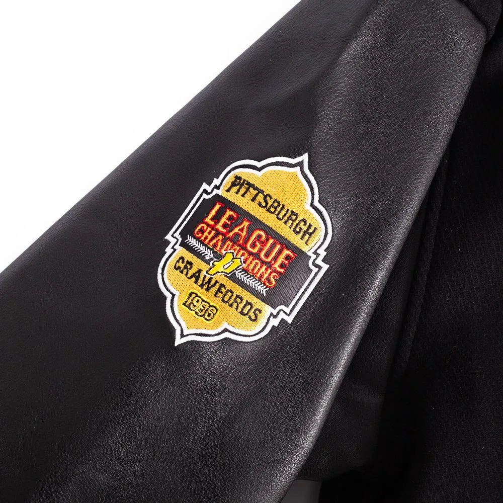 PITTSBURGH CRAWFORDS NL VARSITY JACKET BLACK