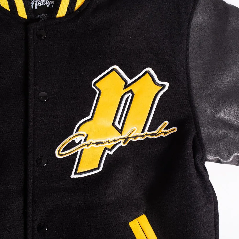 PITTSBURGH CRAWFORDS NL VARSITY JACKET BLACK