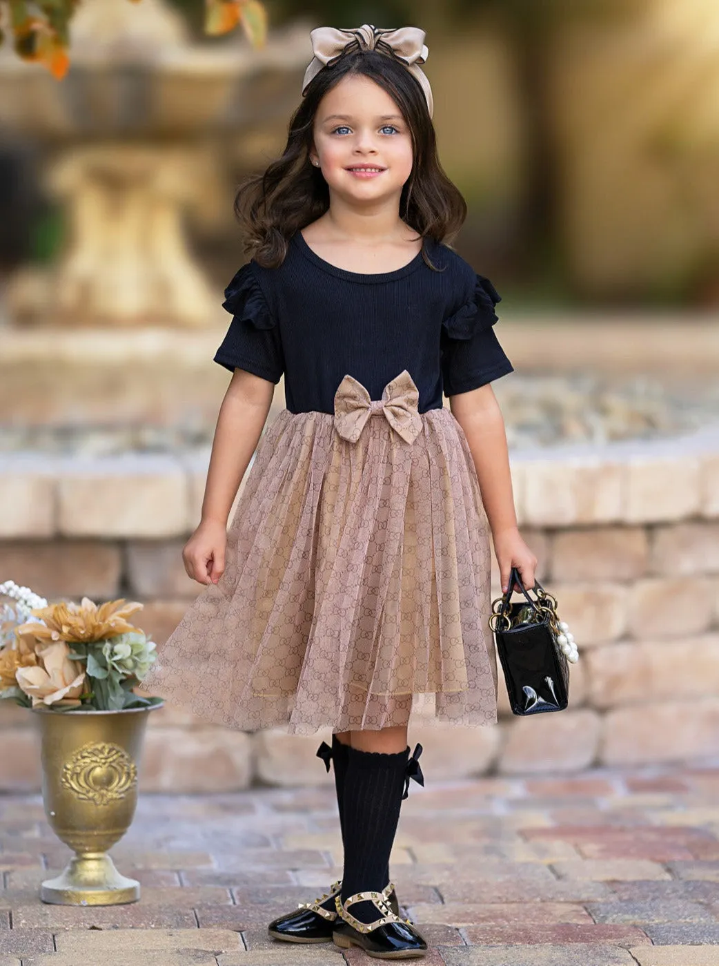 Playful Bow Tutu Dress