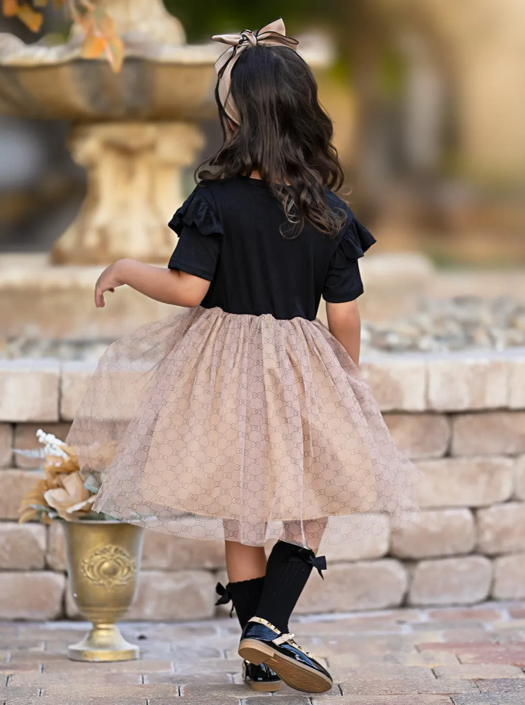 Playful Bow Tutu Dress