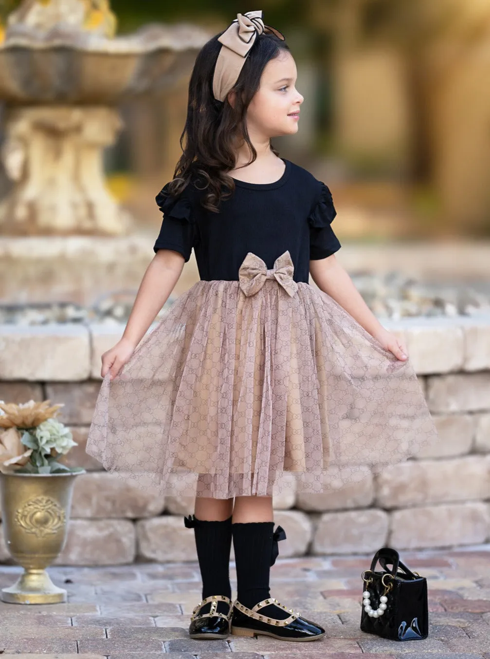 Playful Bow Tutu Dress