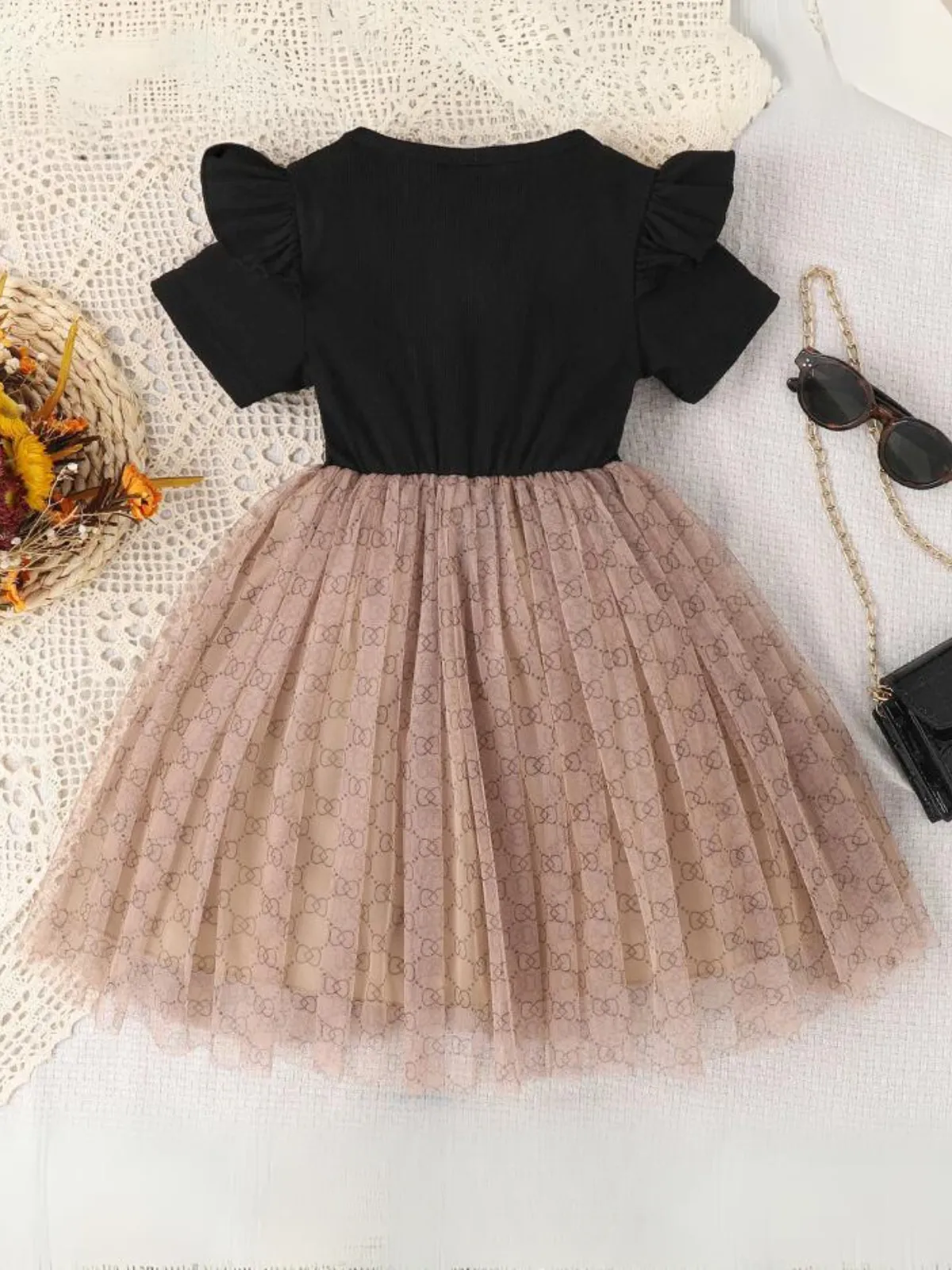 Playful Bow Tutu Dress