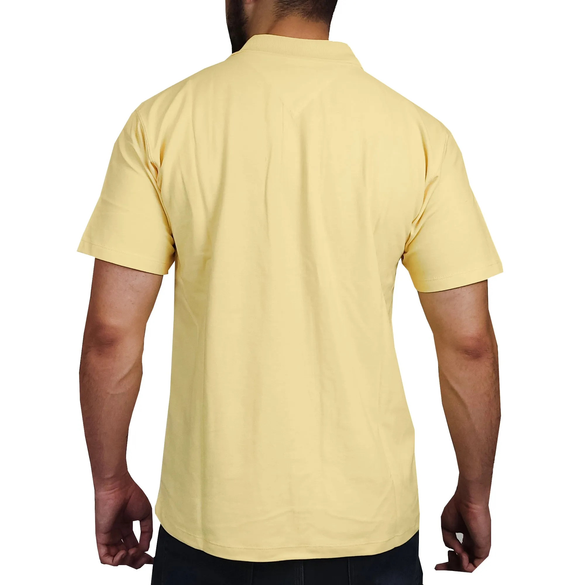 Polo Manga Corta Riff Urban Hombre Classic - Amarillo
