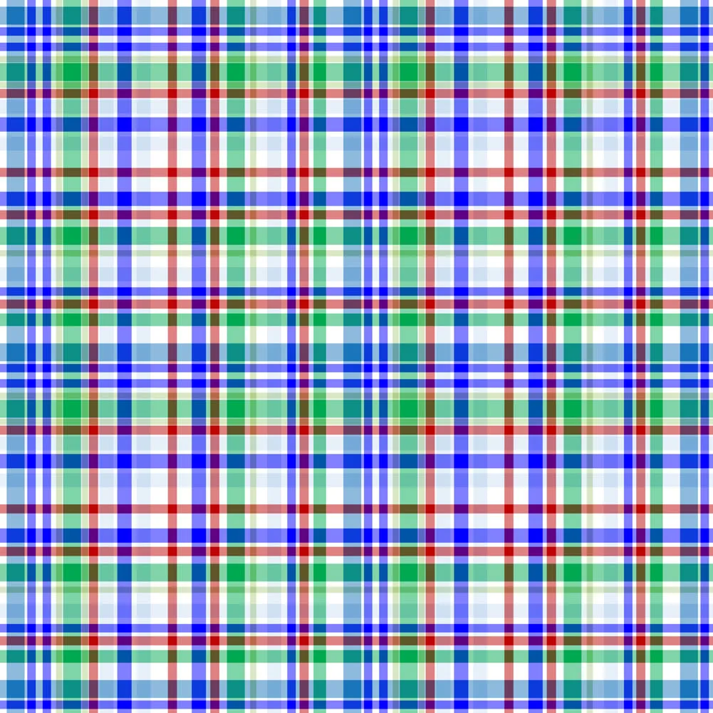 Preppy Plaid Patterns Vinyl