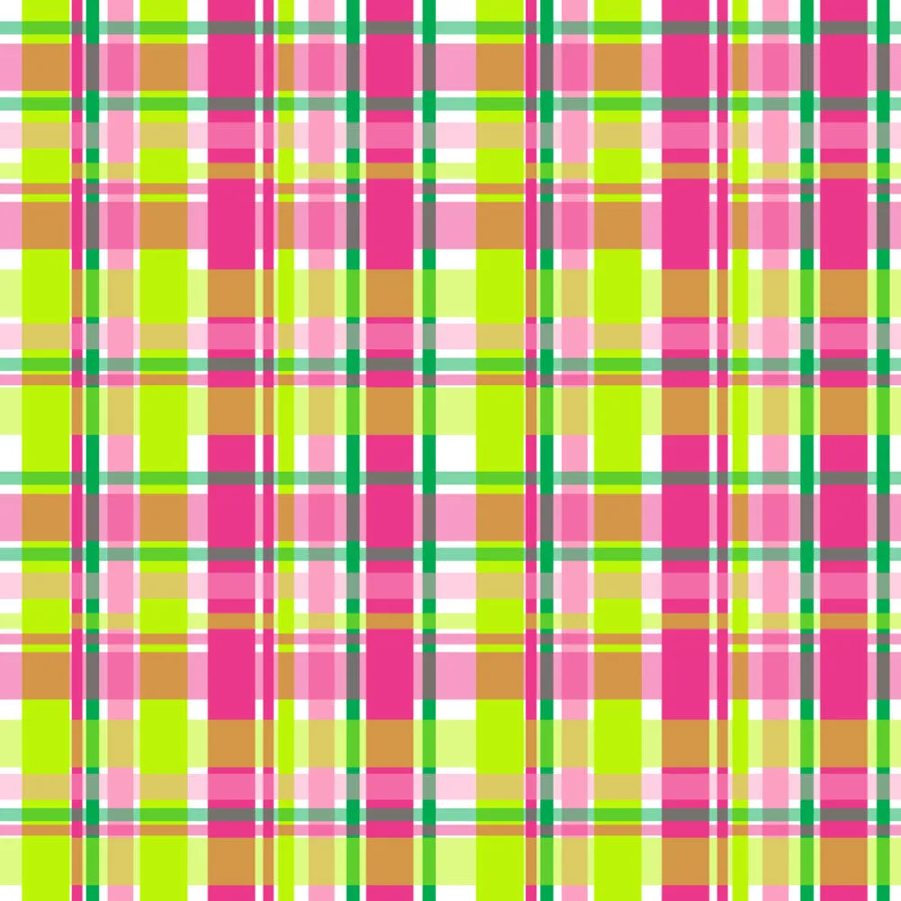 Preppy Plaid Patterns Vinyl