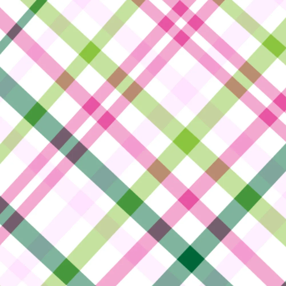 Preppy Plaid Patterns Vinyl